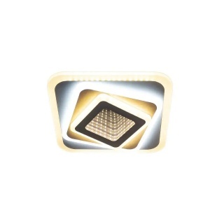 Lustra LED NEXA 3D 45W, Patrata, lumina Rece/Calda/Neutra , Alb - Img 3
