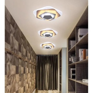 Lustra LED SIENA 28W, Diametru 23cm, lumina Rece/Calda/Neutra, Alb - Img 1