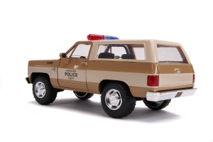 MACHETA METALICA 1980 CHEVY POLICE K5 SCARA 1 LA 24 - Img 4