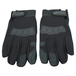Manusi cu elemente de protectie, cu destinatie Moto, ATV, SSV, QUAD, culoare Neagra - Img 1