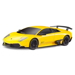 MASINA CU TELECOMANDA LAMBORGHINI MURCIELAGO LP670 GALBEN CU SCARA 1 LA 24 - Img 4