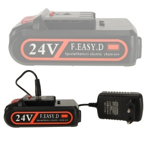 Mini ferastrau electric cu lant, baterie de 24V si valiza de transport - Img 6