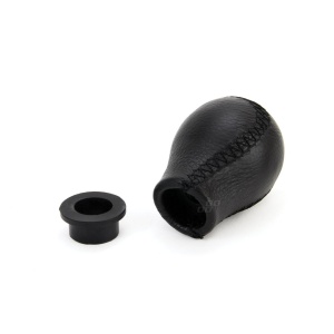 Nuca schimbator de viteza din piele, cusatura neagra - 01755 - Img 2