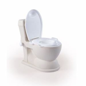 Olita tip WC, cu sunet, XL, 2 in 1, Bej - DOLU - Img 1
