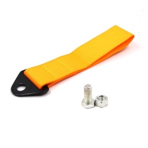 Ornament Racing de tip Curea/Sufa pentru carlig de remorcare, culoare Galben - Img 2