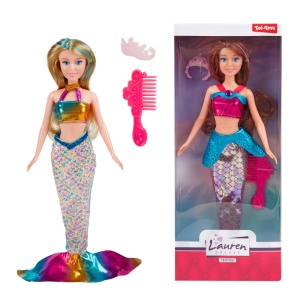 Papusa sirena, cu accesorii - Toi-Toys - Img 1