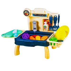 Play set bucatarie, cu baterii, 24 piese, 40.5x21.5x28 cm - Img 1