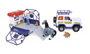 POMPIERUL SAM VEHICUL SALVARE ANIMALE CU FIGURINE SI REMORCA - Img 2