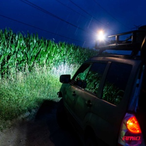 Proiector LED pentru Off-Road, ATV, SSV, cu functie de semnalizare, culoare 6500K, 3360 lm, tensiune 9 - 36V, dimensiuni 110 x 110 mm - Img 3