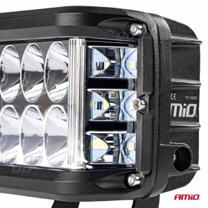 Proiector LED pentru Off-Road, ATV, SSV, culoare 6500K, cu doua functii, tensiune 9 - 36V, dimensiune, 110 x 75 mm - Img 4