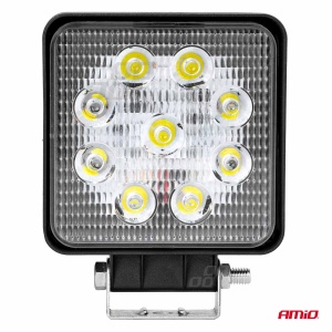 Proiector LED pentru Off-Road, ATV, SSV, culoare 6500K, LED FLOOD,, tensiune 9 - 36V, dimensiune, 110 x 110 mm - Img 3
