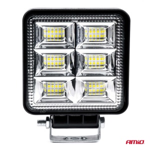Proiector LED pentru Off-Road, ATV, SSV, putere 144W, culoare 6500K, tensiune 9-36V, dimensiuni 110 x 110 x 35 mm - Img 3