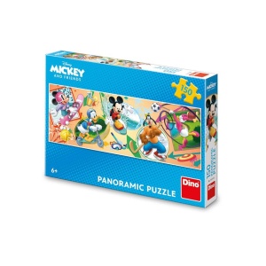 Puzzle 150 piese, panoramic, Micky - DINO TOYS - Img 1