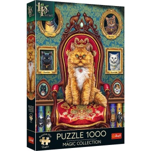 PUZZLE TREFL 1000 PREMIUM PLUS IUBITOR DE PISICI - Img 1