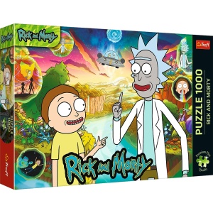 PUZZLE TREFL 1000 PREMIUM PLUS RICK SI MORTY - Img 1
