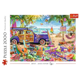 PUZZLE TREFL 2000 VACANTA TROPICALA - Img 3
