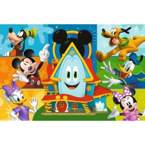 PUZZLE TREFL 24 MAXI MICKEY MOUSE CASA PRIETENILOR AMUZANTI - Img 2