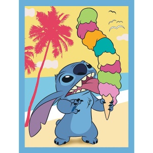 PUZZLE TREFL 2IN1 MEMO MOOMIN DISNEY STITCH LILO - Img 3