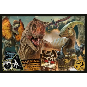 PUZZLE TREFL 2X200 JURRASIC WORLD LUME PREISTORICA - Img 2