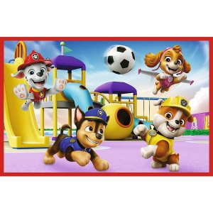 PUZZLE TREFL 2X24 PATRULA CATELUSILOR ZIUA AMUZANTA A CATELUSILOR - Img 2