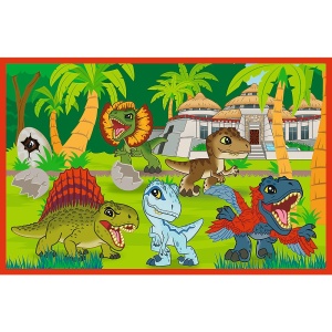 PUZZLE TREFL 2X70 JURASSIC WORLD UNIVERSUL JURASSIC PARK - Img 3