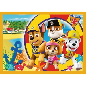 PUZZLE TREFL 4IN1 PATRULA CATELUSILOR - SARBATORILE - Img 2