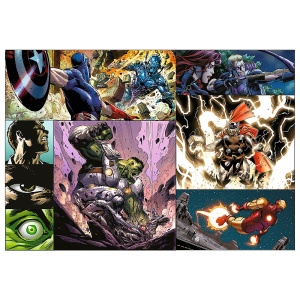 PUZZLE TREFL 4X250 AVENGERS MARVEL ZILE EROICE - Img 2