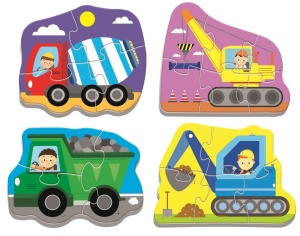 PUZZLE TREFL BABY CLASIC UTILAJE LA TREABA 18 PIESE - Img 2