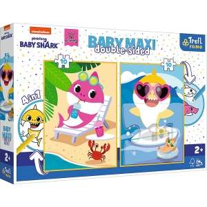 PUZZLE TREFL PRIMO BABY MAXI 2X10 BABY SHARK - Img 1