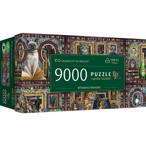 PUZZLE TREFL UFT 9000 LISA PARKER MINUNI CU MUSTATI - Img 1
