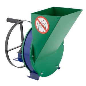 Razatoare fructe manuala, fulie atasare motor, Otel Vinita, 200KG/H - Img 2