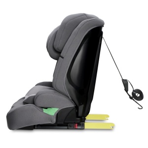 SCAUN AUTO I-SIZE, 76-150 CM, KINDERKRAFT SAFETY FIX 2, GREY - Img 4