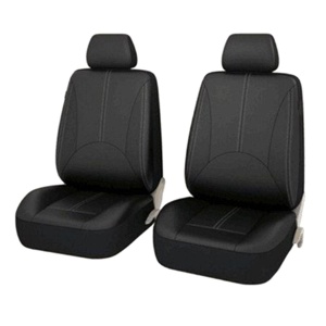Set 11 huse scaun auto UNIVERSALE din piele ecologica NEGRU AG338E - Img 3
