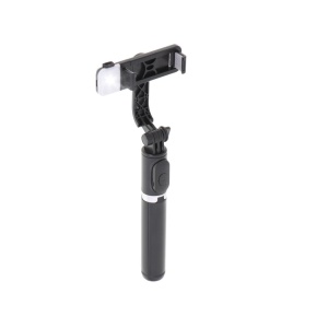 Set 3in1, Selfie Stick cu Lampa LED si Trepied, conectare Bluetooth, alimentare USB - Img 12
