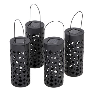 Set 4 lampi solare de gradina cu picior si agatatoare tip "Felinar" cu LED - Img 8