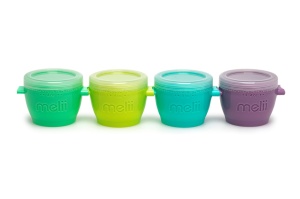 SET 4 RECIPIENTE PLASTIC SNAP&GO, MELII, 118 ML - Img 2