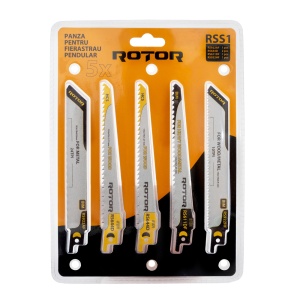 Set 5 Panze fierastrau sabie pentru Lemn/Metal ROTOR RSS1 - Img 2