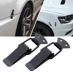 Set clipsuri pentru capota, 89 mm, culoare neagra - Img 2