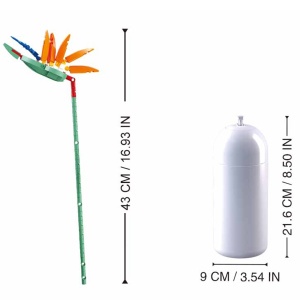 Set de Constructie Flowers, 148 piese, Pasarea Paradisului - Sluban - Img 2