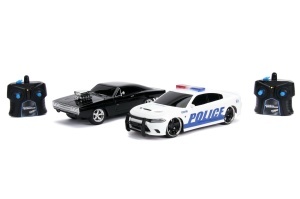 SET MASINUTE FAST AND FURIOUS RC TOYOTA SUPRA&DODGE CHARGER SRT SCARA 1:16 - Img 2