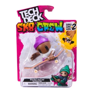 TECH DECH SK8 CREW PACHET PLACA SI FIGURINA 9.6CM SAPCA MOV - Img 1