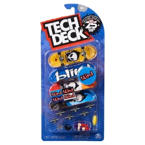 TECH DECK PACHET 4 PIESE FINGERBOARD BLIND 9.6CM - Img 1