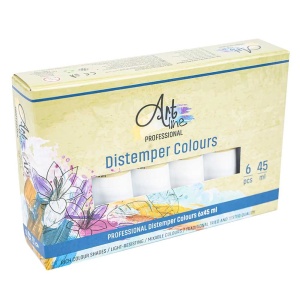 Tempera Art, ALBASTRU REGAL, 45ml, 6 buc/set - ARTLINE - Img 1