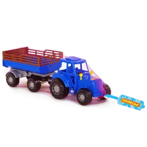 Tractor cu remorca, 43.8x13.4x13.5 cm, Polesie - Img 2