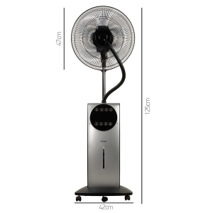 Ventilator cu Pulverizare Apă și Umidificare 16" BÖHM BSP40-ED - Img 3