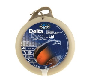 Bol camping Sea To Summit Delta bowl cu capac, volum 750 ml, gri - Img 2