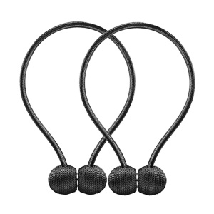 Bratara magnetica de prindere perdele/draperii, model BLACK BALLS - Img 2