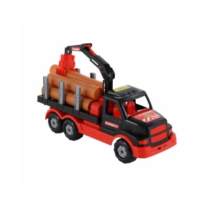 Camion cu lemne - Mammoet, 47x16x26 cm, Polesie - Img 1
