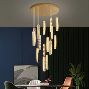 Candelabru Cristal LED 80W Amiri 60Cm - Img 1