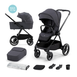CARUCIOR MULTIFUNCTIONAL 2IN1 KINDERKRAFT NEA DARK GREY - Img 1